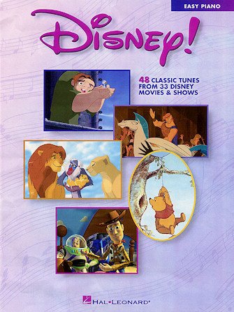 Hal Leonard Disney! 48 Classic Tunes - Easy Piano Book