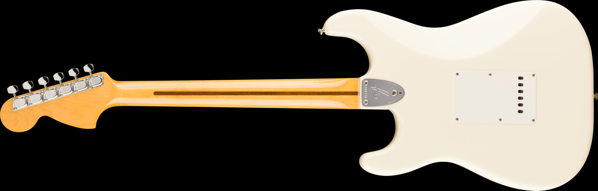 Fender Limited Edition American Vintage II '73 Stratocaster Electric Guitar, Maple Fingerboard - Olympic White with Hardshell Case