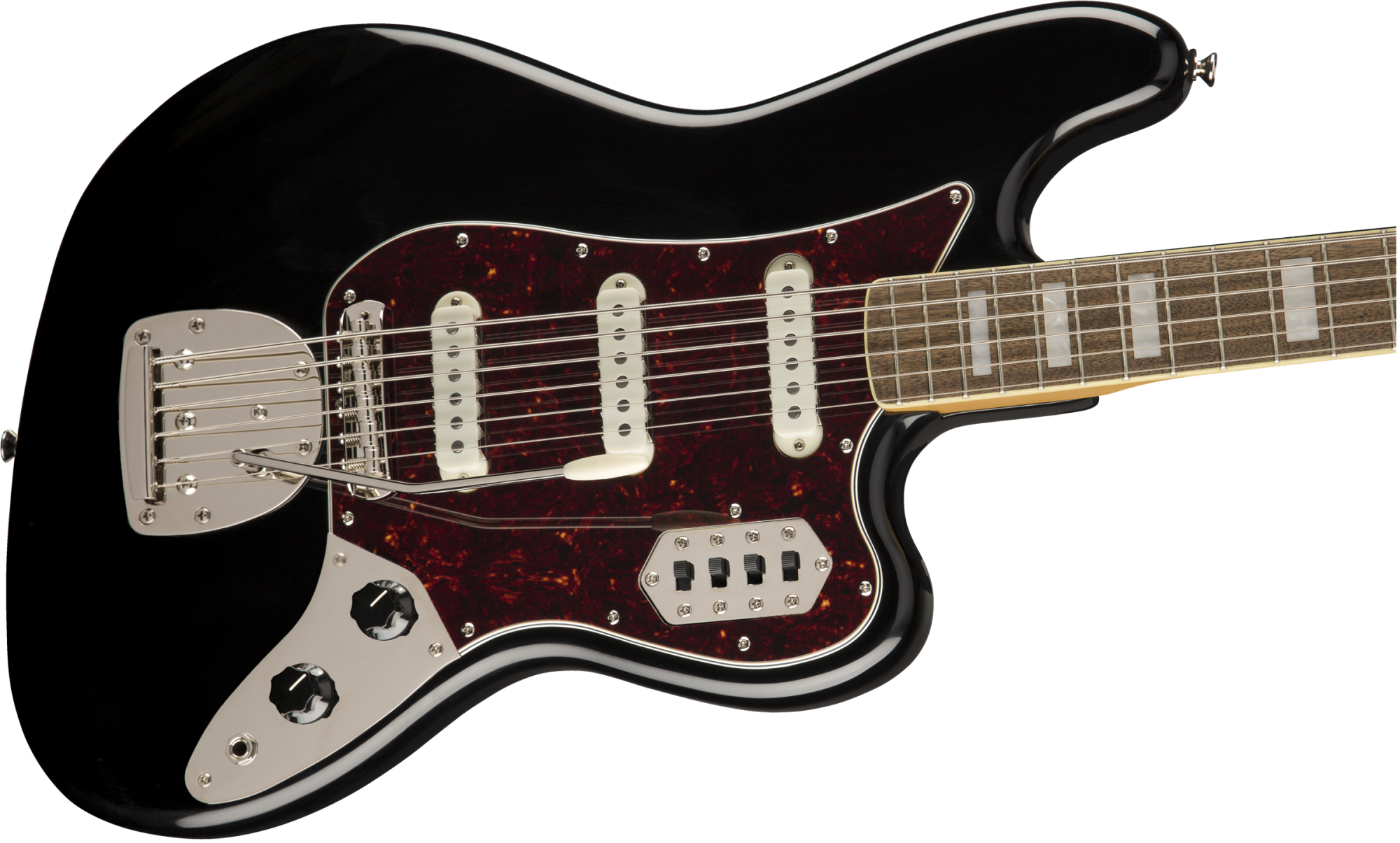 Squier Classic Vibe Bass VI, Laurel Fingerboard - Black