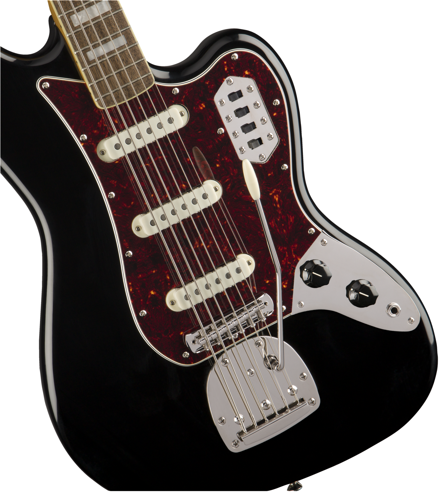 Squier Classic Vibe Bass VI, Laurel Fingerboard - Black