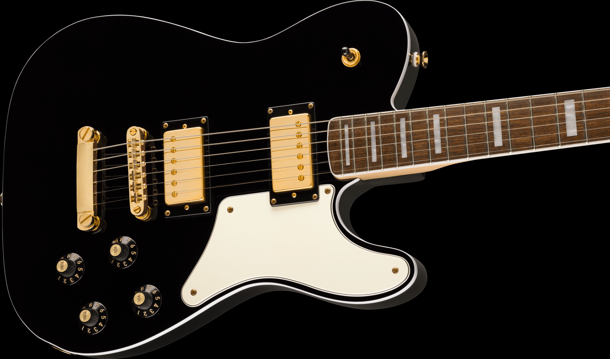 Squier Limited Edition Paranormal Troublemaker Telecaster Deluxe Electric Guitar - Black