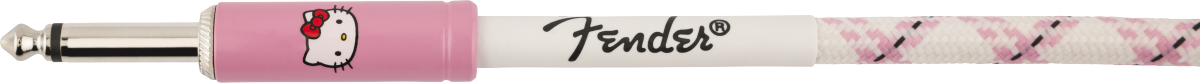 Fender x Hello Kitty White/Pink Woven Cable