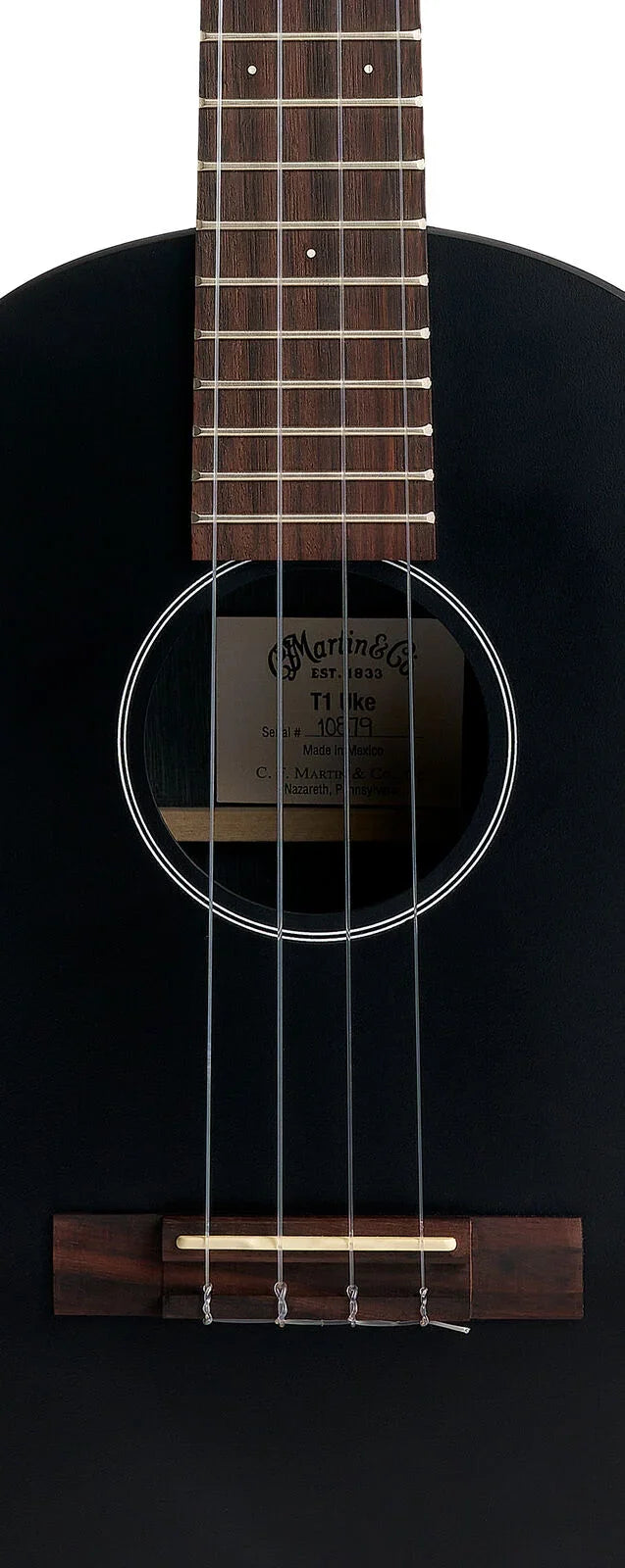 Martin OX Tenor Ukulele - Black with Gig Bag