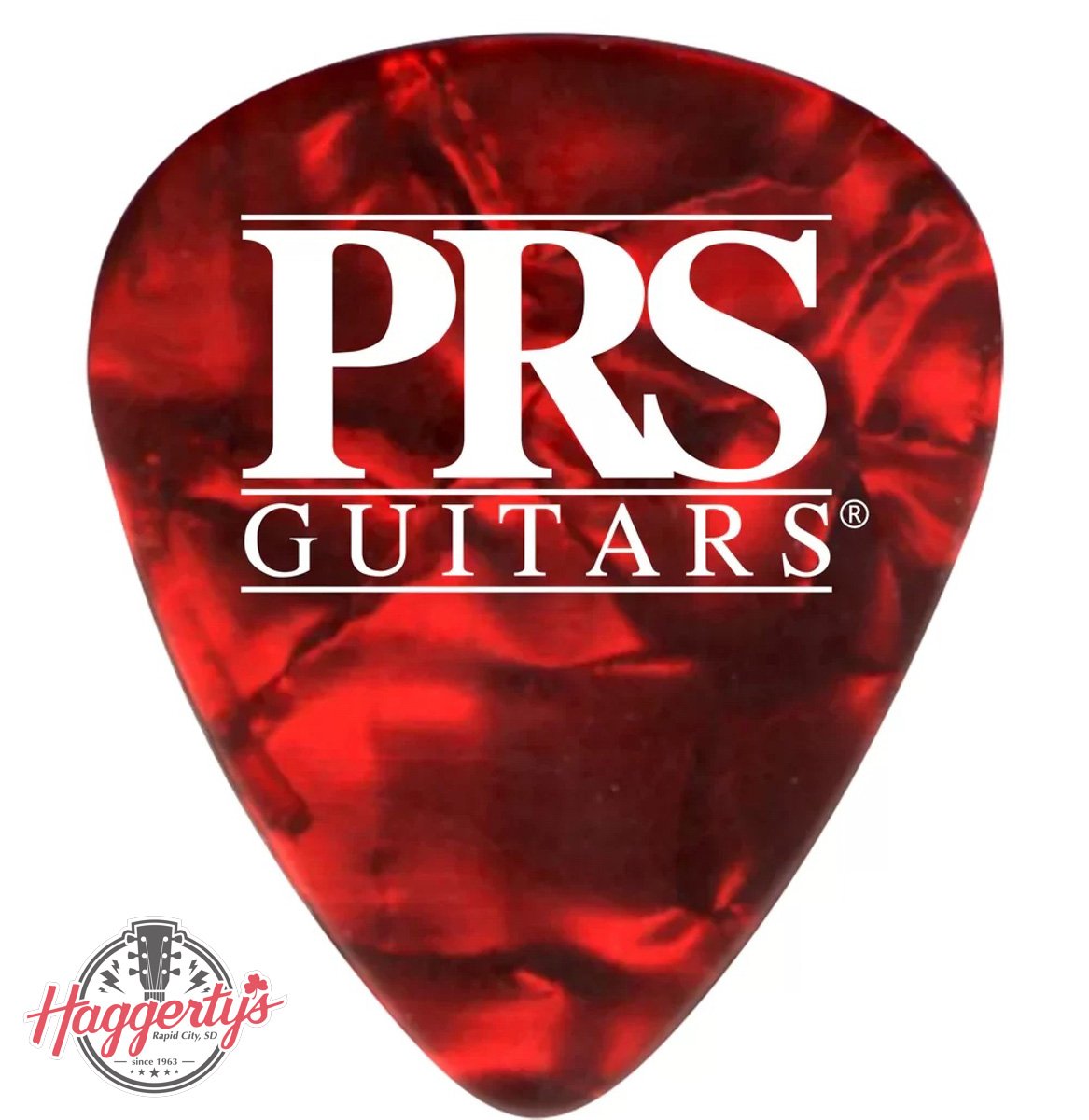 PRS Celluloid Picks - 12 Pack, Red Tortoise, Medium