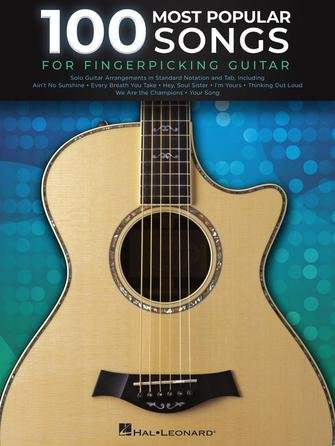 100 Most Popular Songs for Fingerpicking Guitar Book Hal Leonard Publishing
