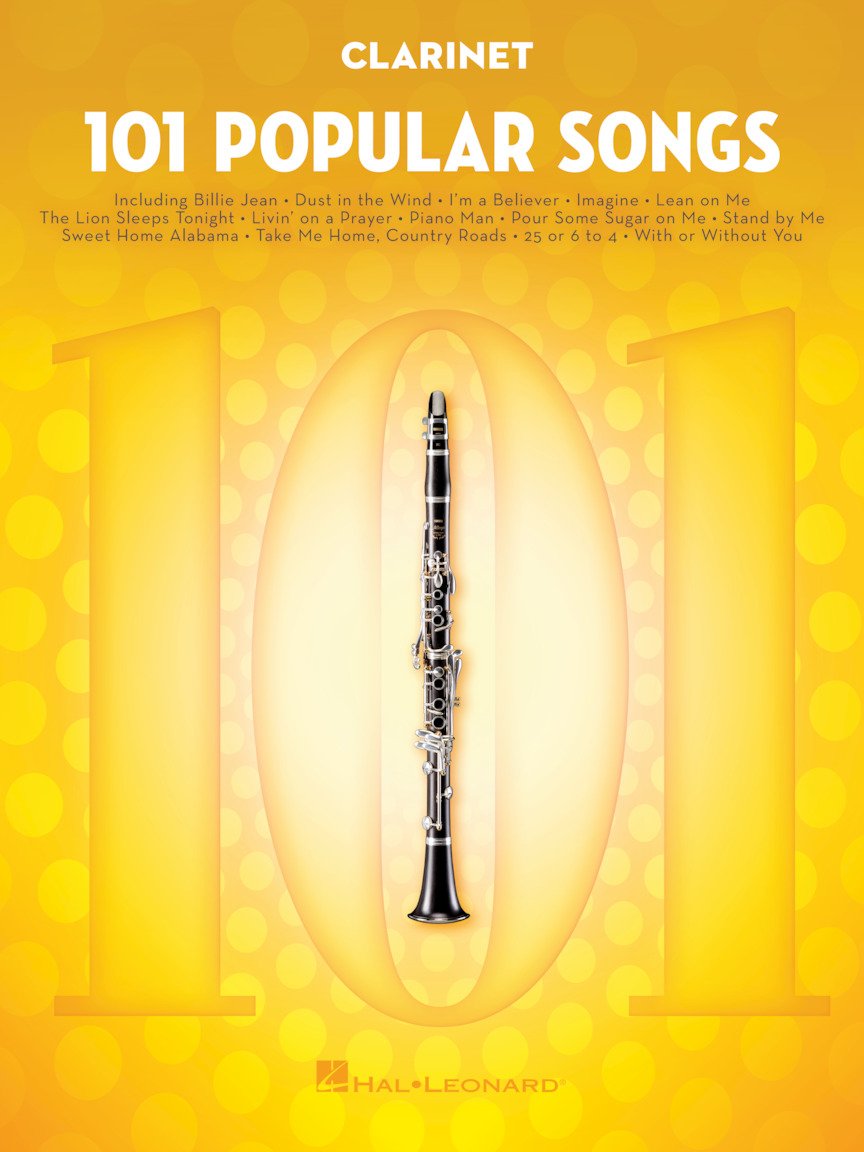 101 Popular Songs - Clarinet Book, Hal Leonard Publishing