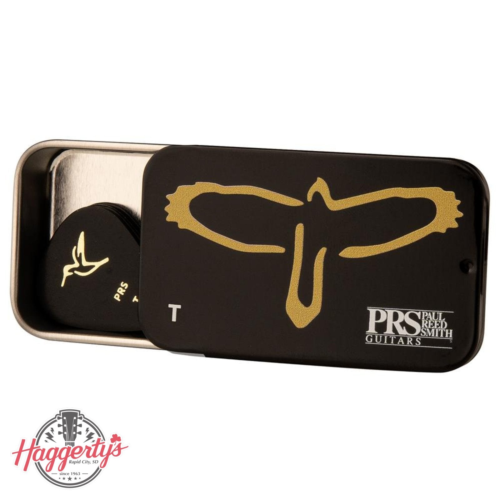 PRS Gold Birds Assorted Pick Tins - 12 Pack, Thin