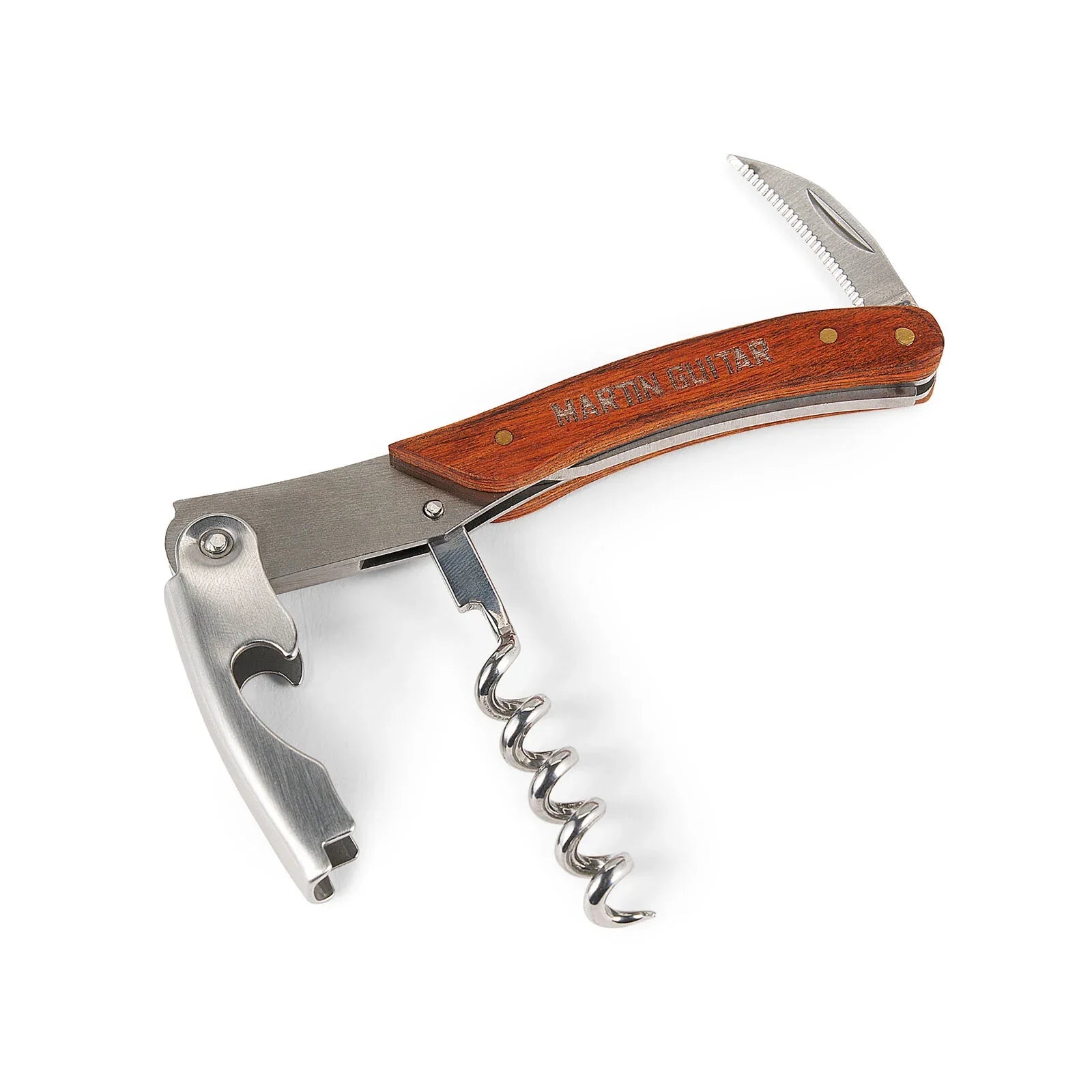Martin Wine Opener - Wood and Stainless Steel