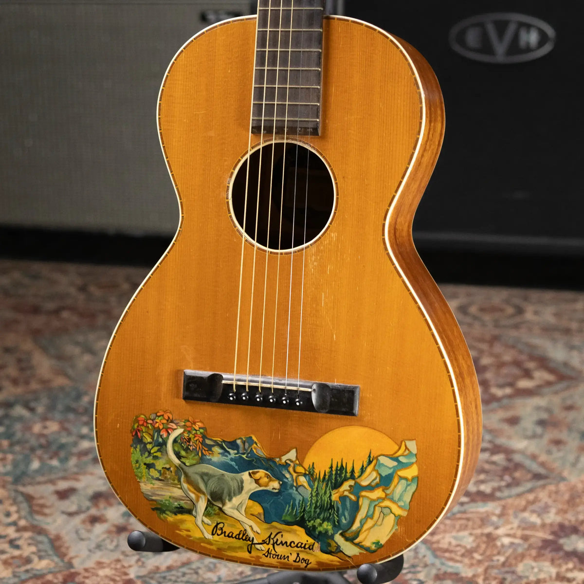 1929-1933 Supertone (Harmony) Bradley Kincaid “Houn' Dog” with Original Hardshell Case