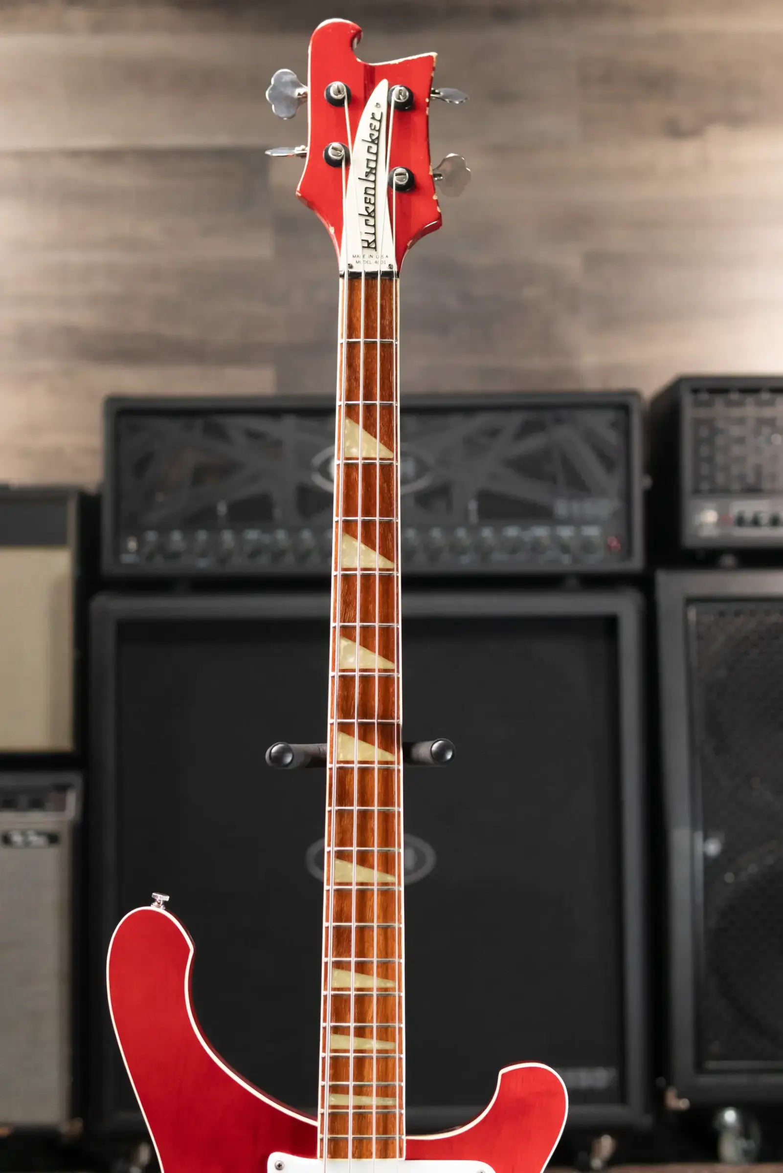 1970's Rickenbacker 4001 Bass Guitar - Burgundy with OHSC