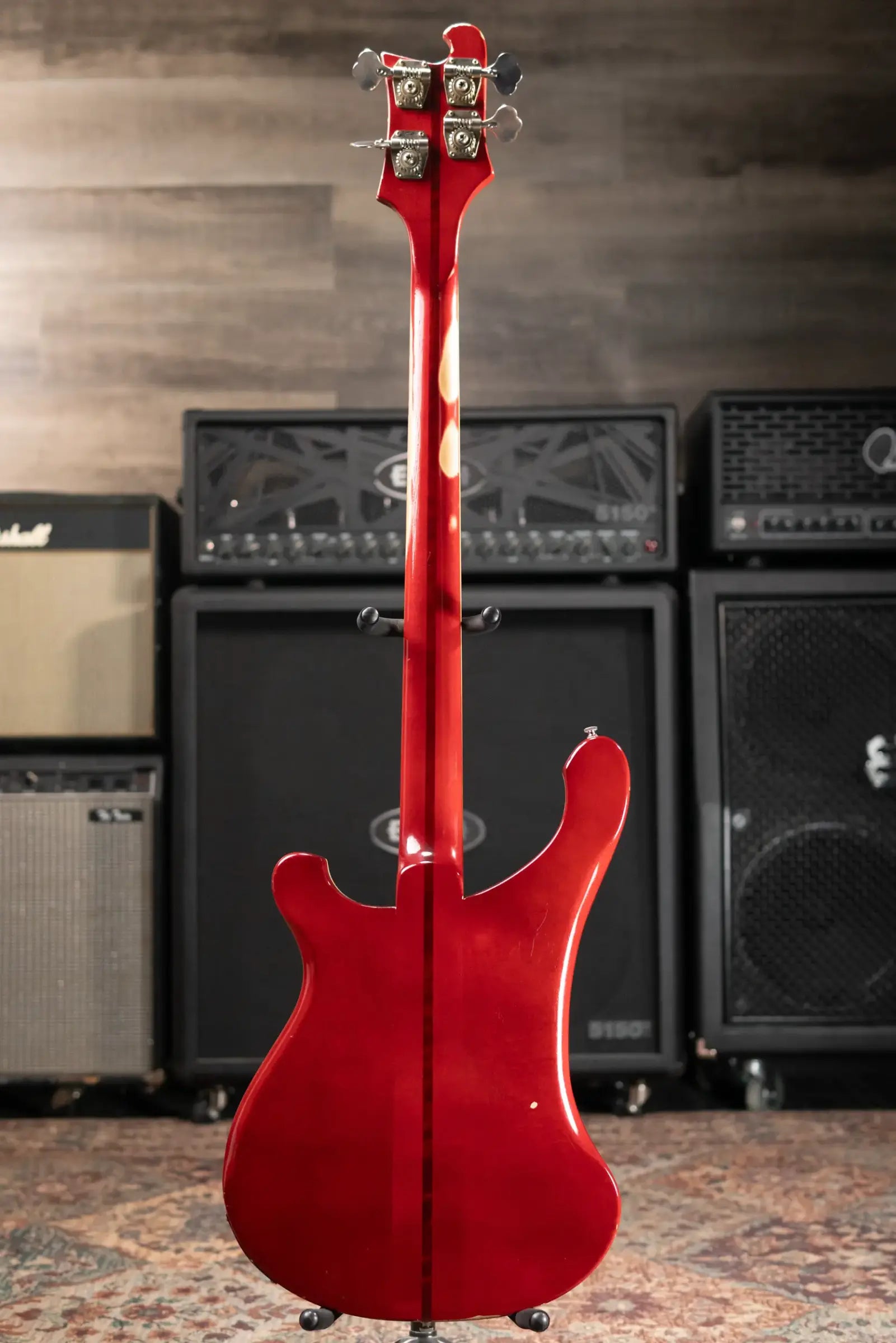 1970's Rickenbacker 4001 Bass Guitar - Burgundy with OHSC