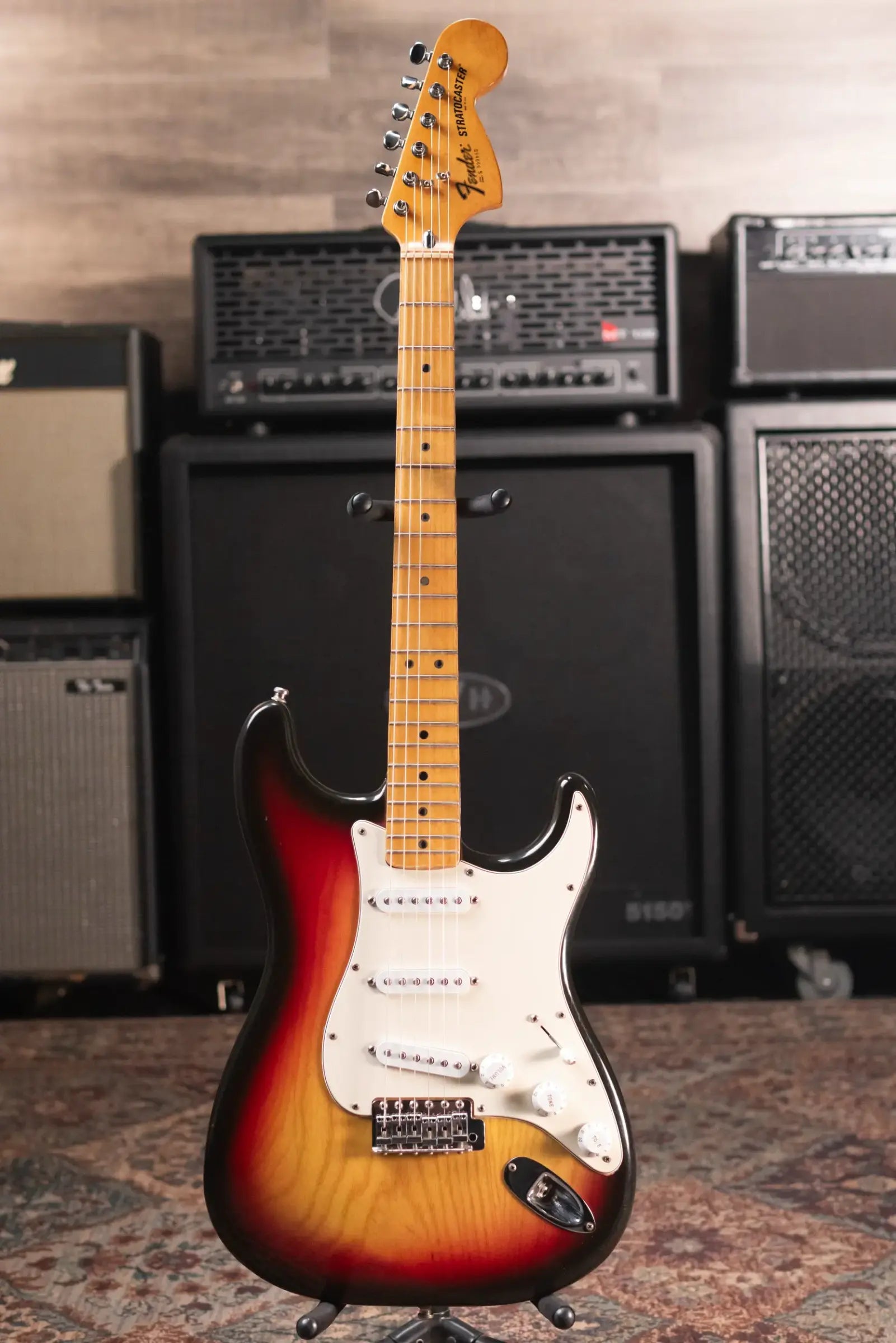 Fender 1979 Stratocaster Electric Guitar - 3-Tone Sunburst with Hardshell Case - Used