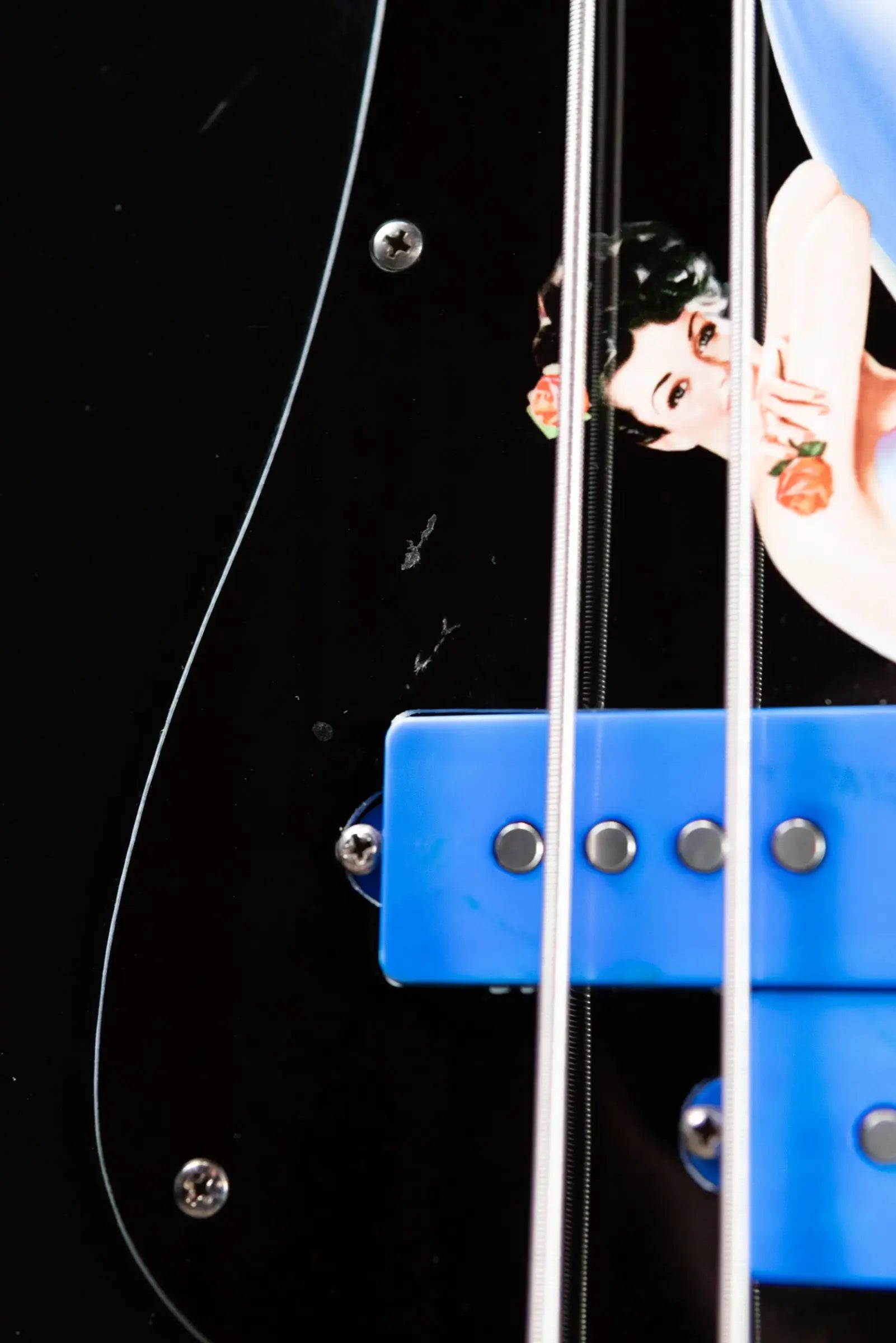 1995 50th Anniversary Fender American Standard Precision Bass with Lollar pickups - Black with Hardshell Case - Used