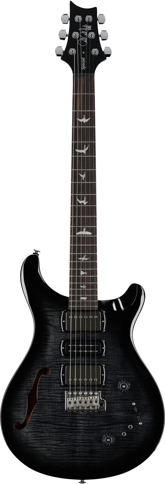 PRS SE Special Semi-Hollow Electric Guitar - Charcoal Burst with Gig Bag