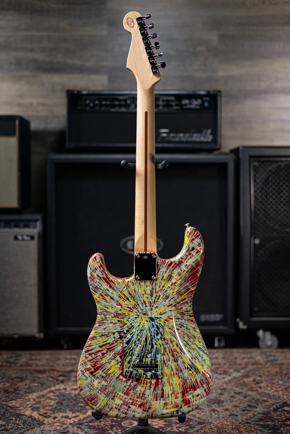 2003 Fender Special Edition Splatter Stratocaster Electric Guitar - Dakota Red with Gig Bag - Used