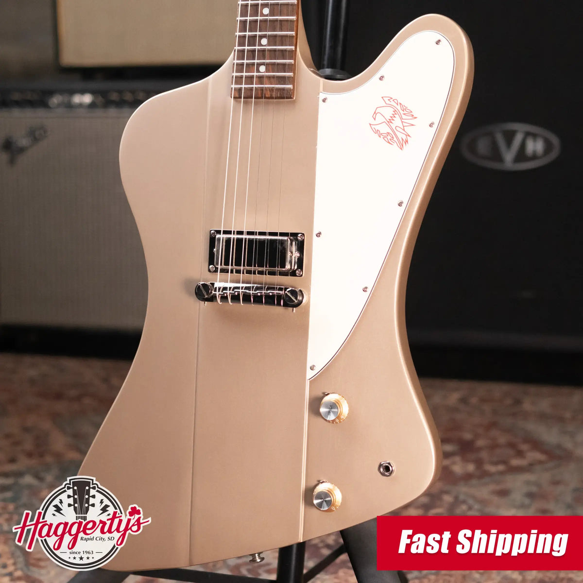 Epiphone Limited Edition Joe Bonamassa "Treasure" Firebird I Polymist Gold with Gig Bag - Used
