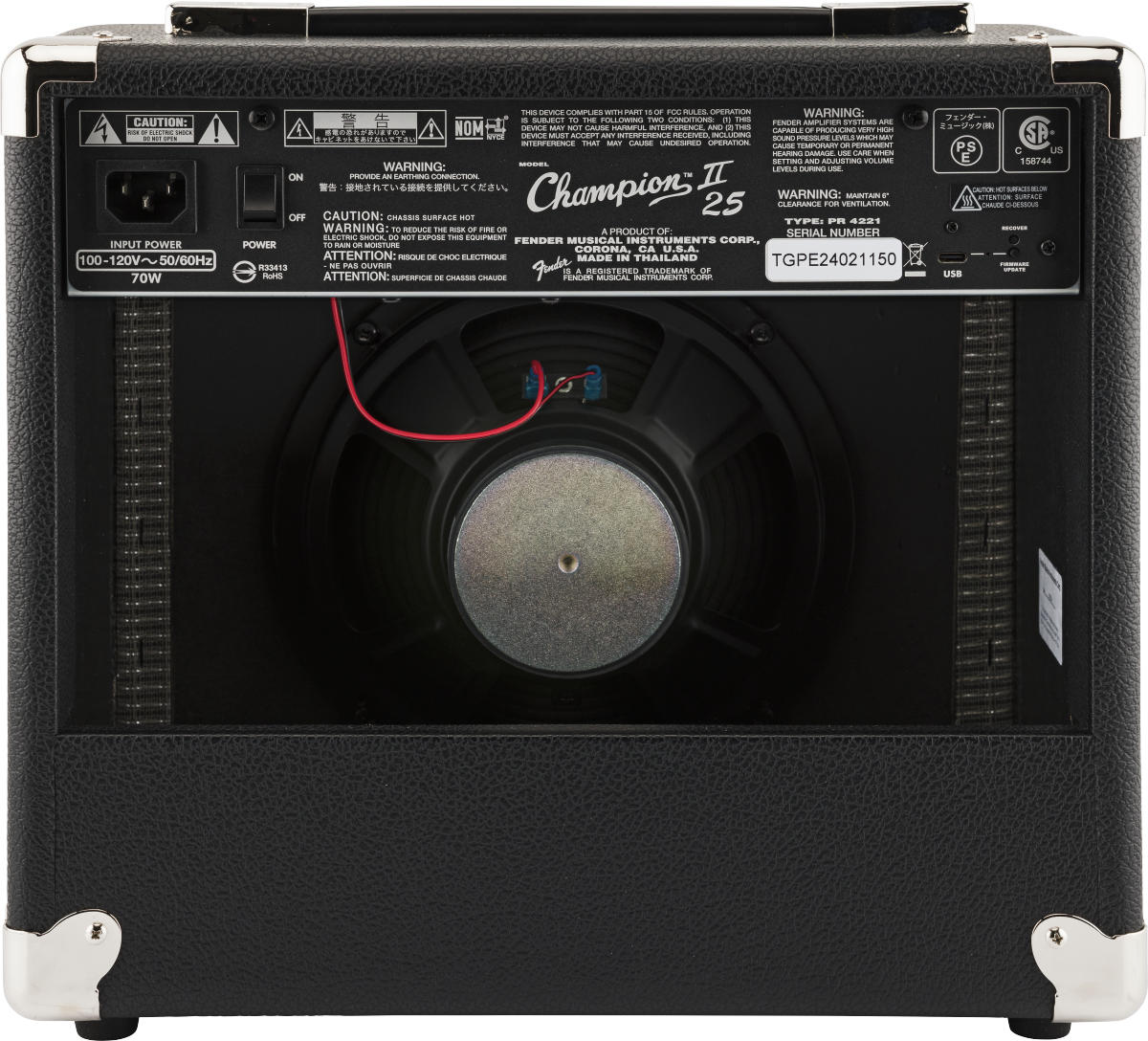 Fender Champion II 25 Guitar Amplifier