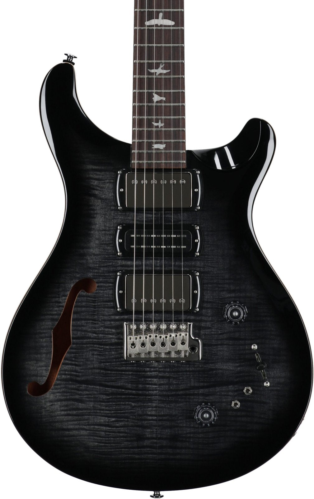 PRS SE Special Semi-Hollow Electric Guitar - Charcoal Burst with Gig Bag