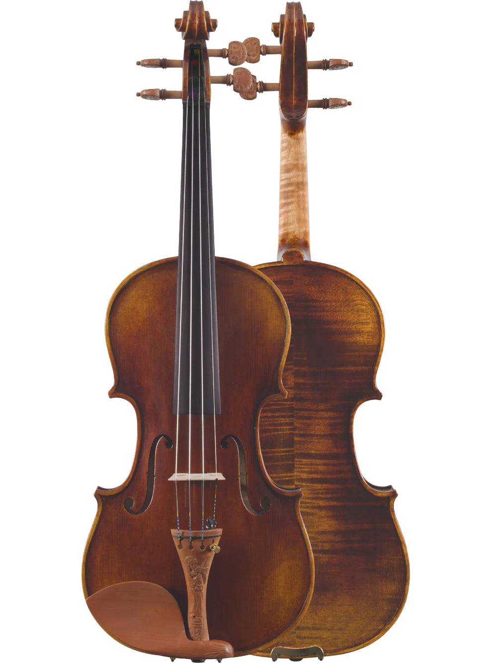Maple Leaf Strings Chaconne Craftsman Collection Viola, Parisian Eye Fittings - 16.5"