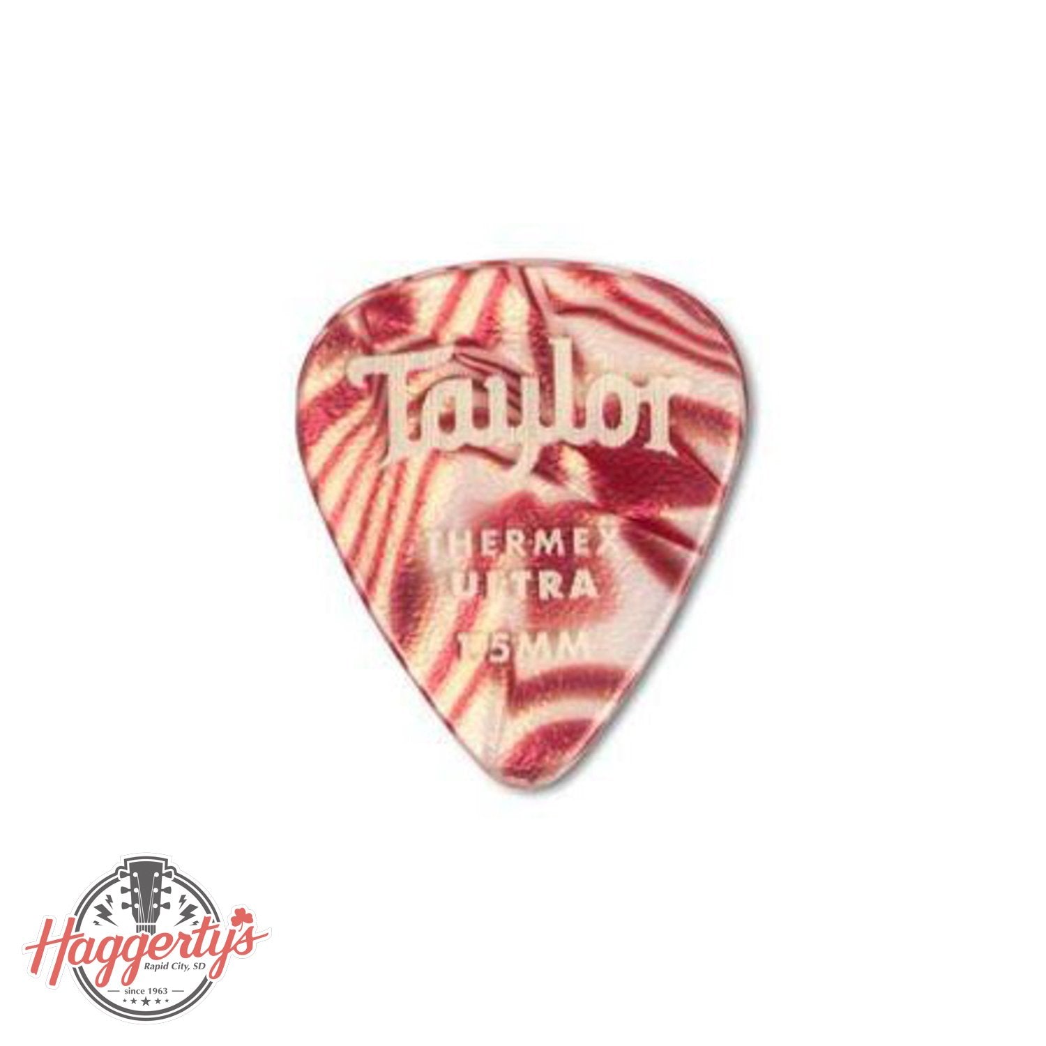 Taylor Premium Darktone 351 Thermex Ultra Picks Ruby Swirl 1.50mm 6-Pack