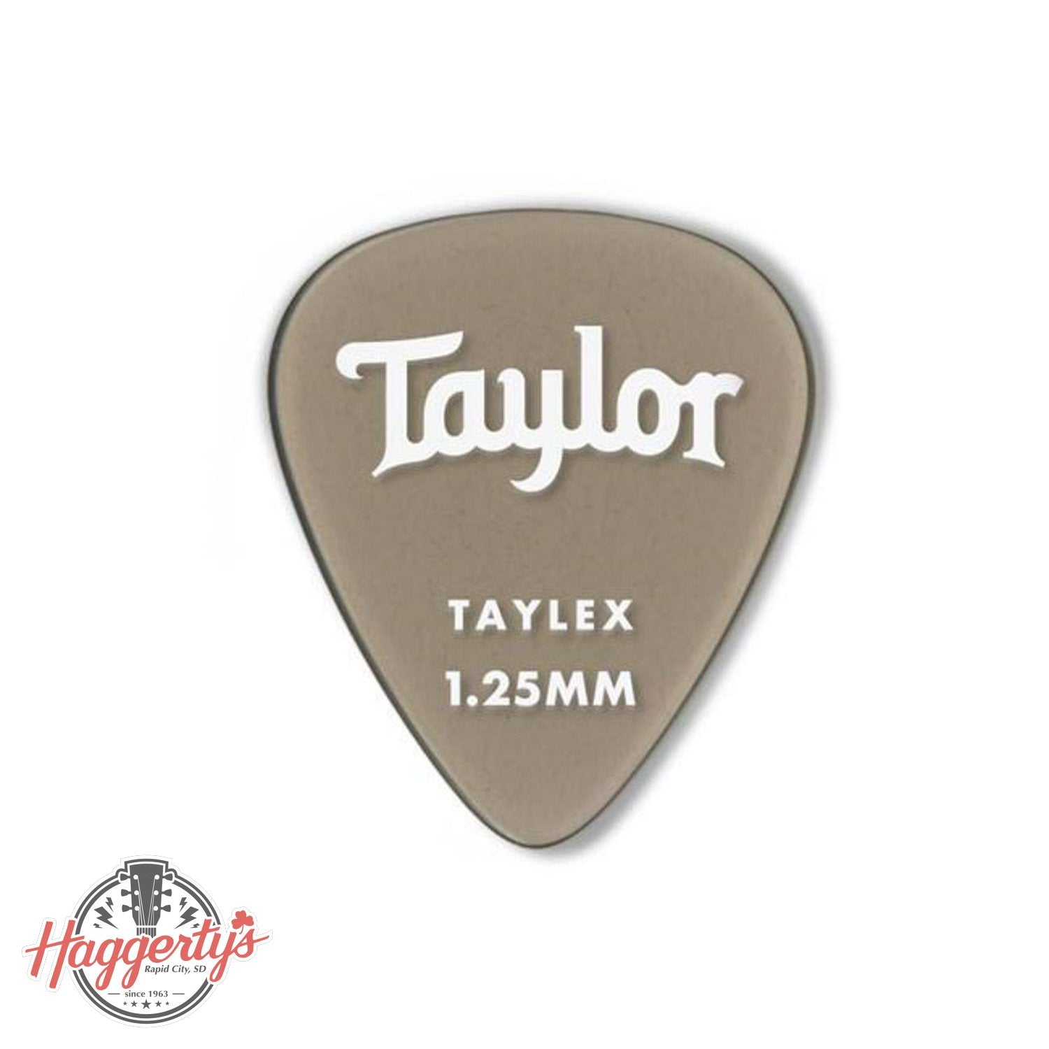 Taylor Premium 351 Taylex Picks Smoke Grey 1.25mm 6-Pack