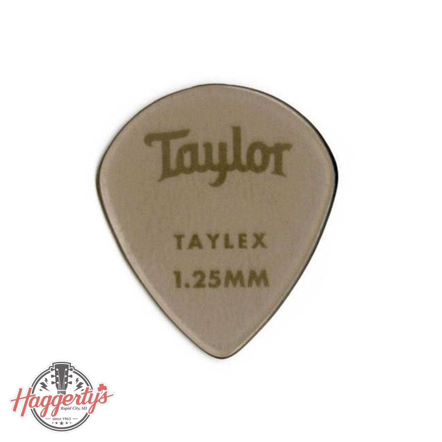 Taylor Premium 651 Taylex Picks Smoke Grey 1.25mm 6-Pack