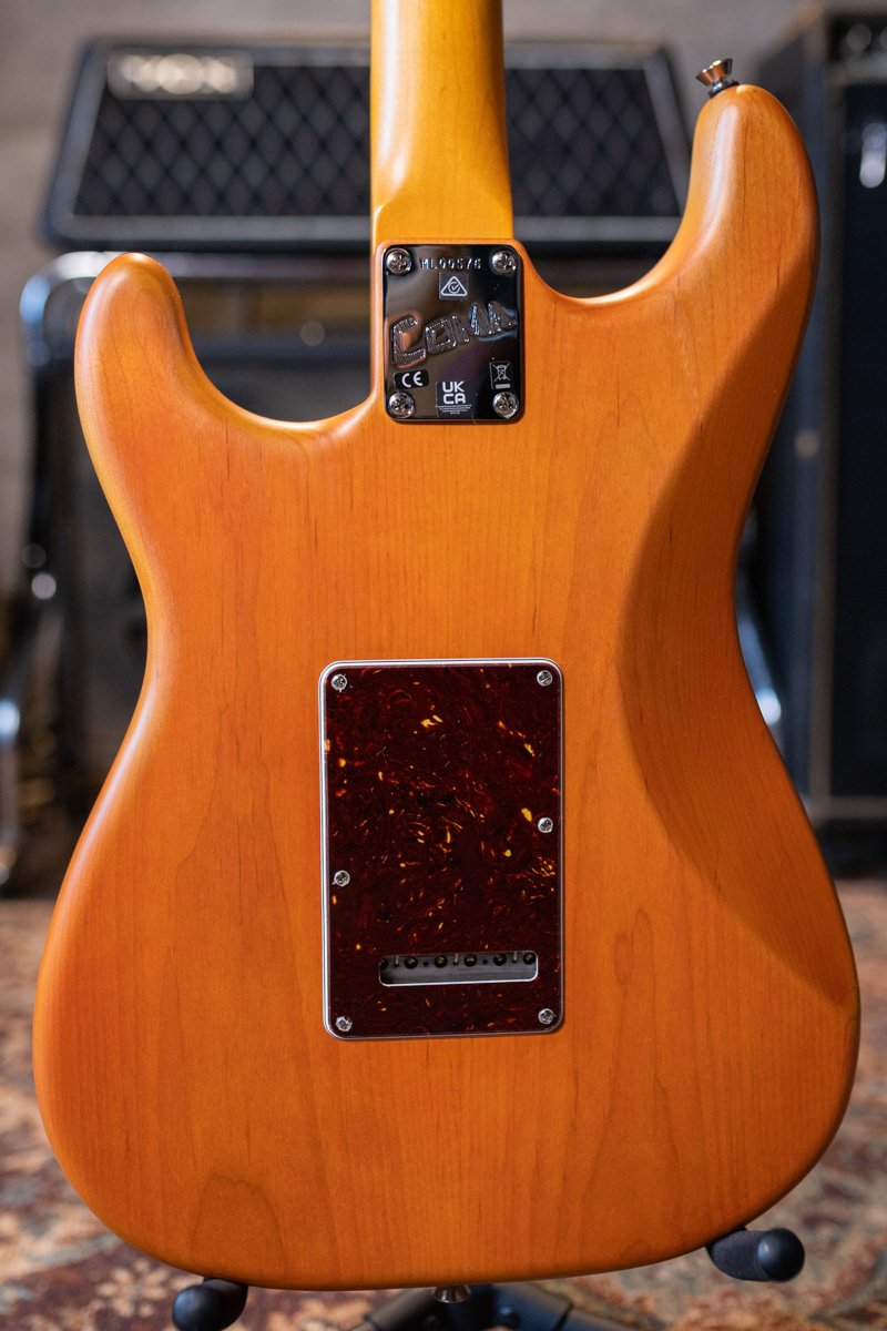 Fender Michael Landau Coma Stratocaster - Coma Red with Vintage-Style Navy Blue Hardshell Case - Demo