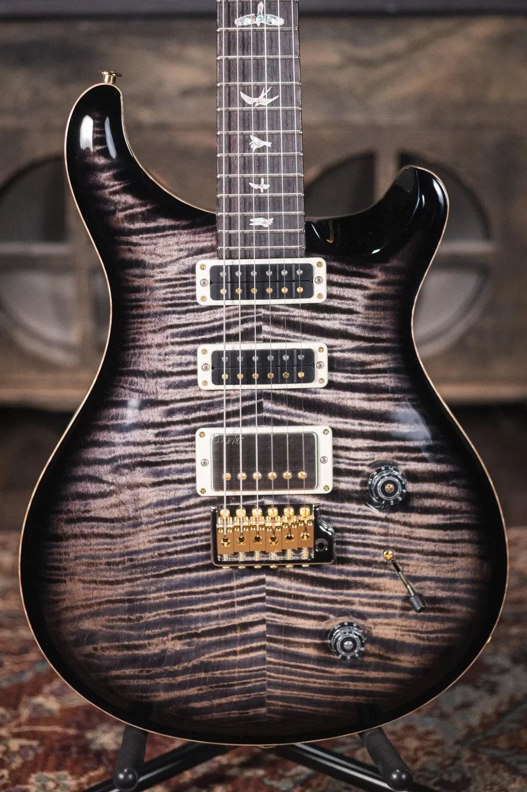 PRS Studio 10-Top Electric Guitar - Charcoal Burst with Hardshell Case - Floor Model