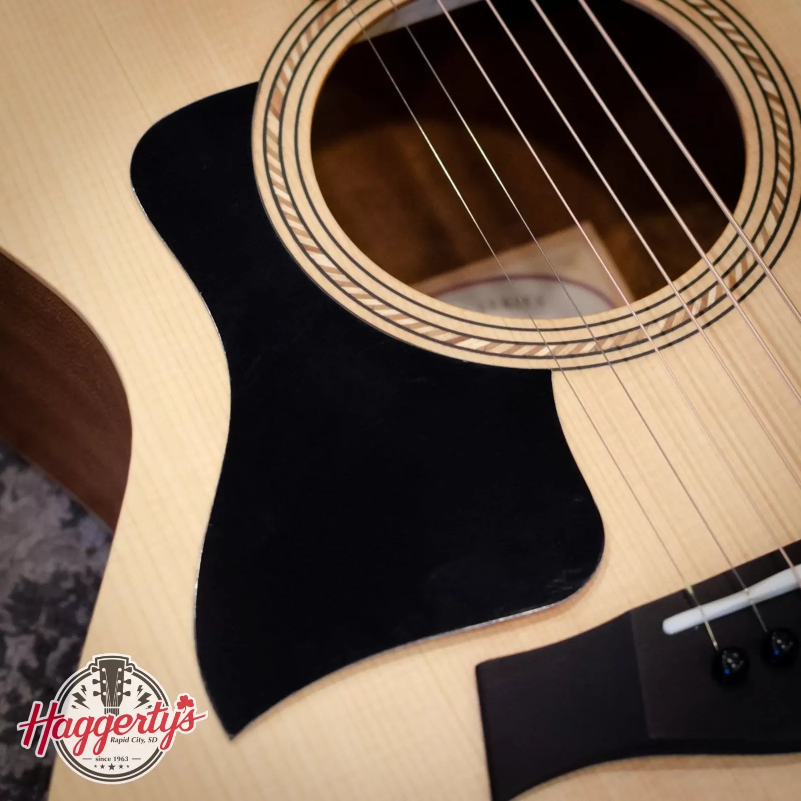 Taylor Academy 12 Pickguard - Left Handed 5" Black