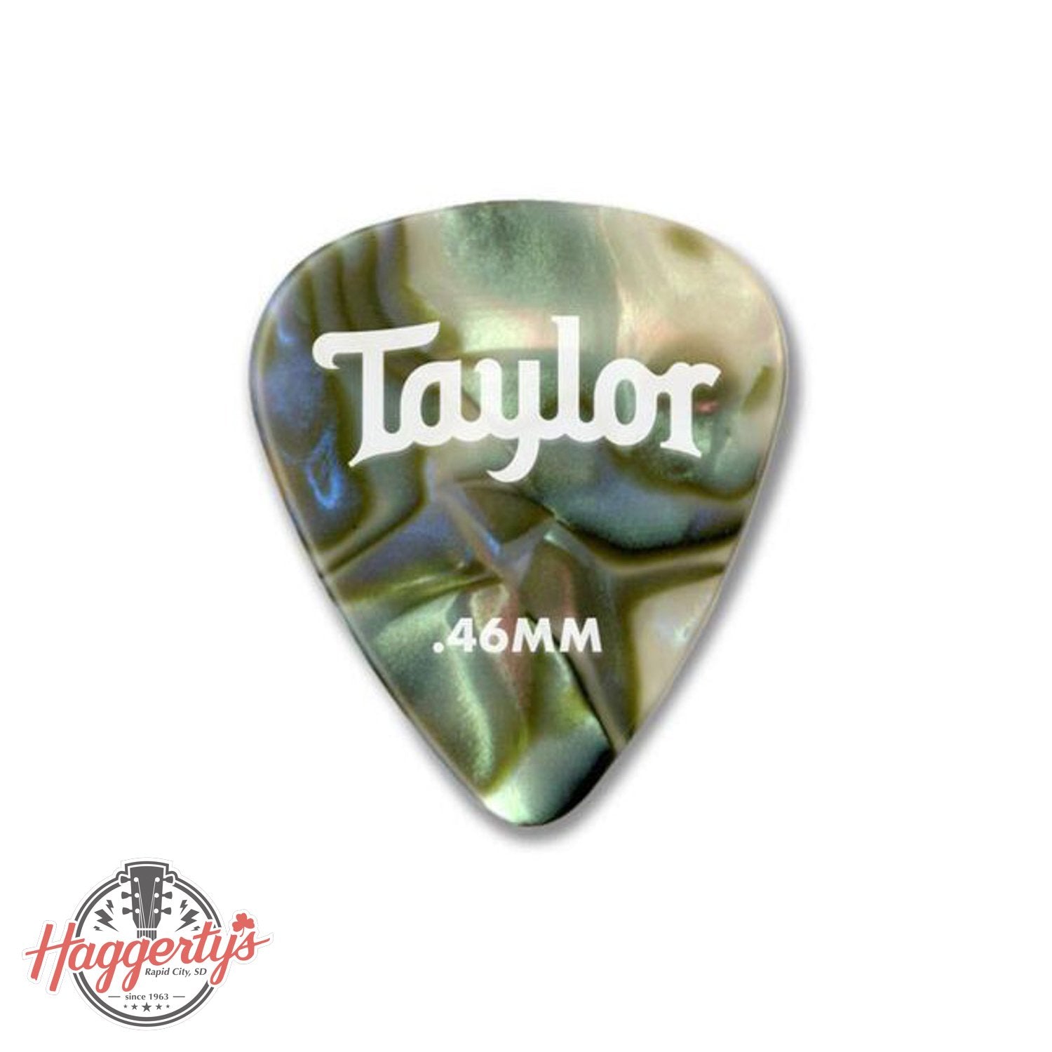 Taylor Celluloid 351 Guitar Picks, Abalone, 12-Pack 0.46mm
