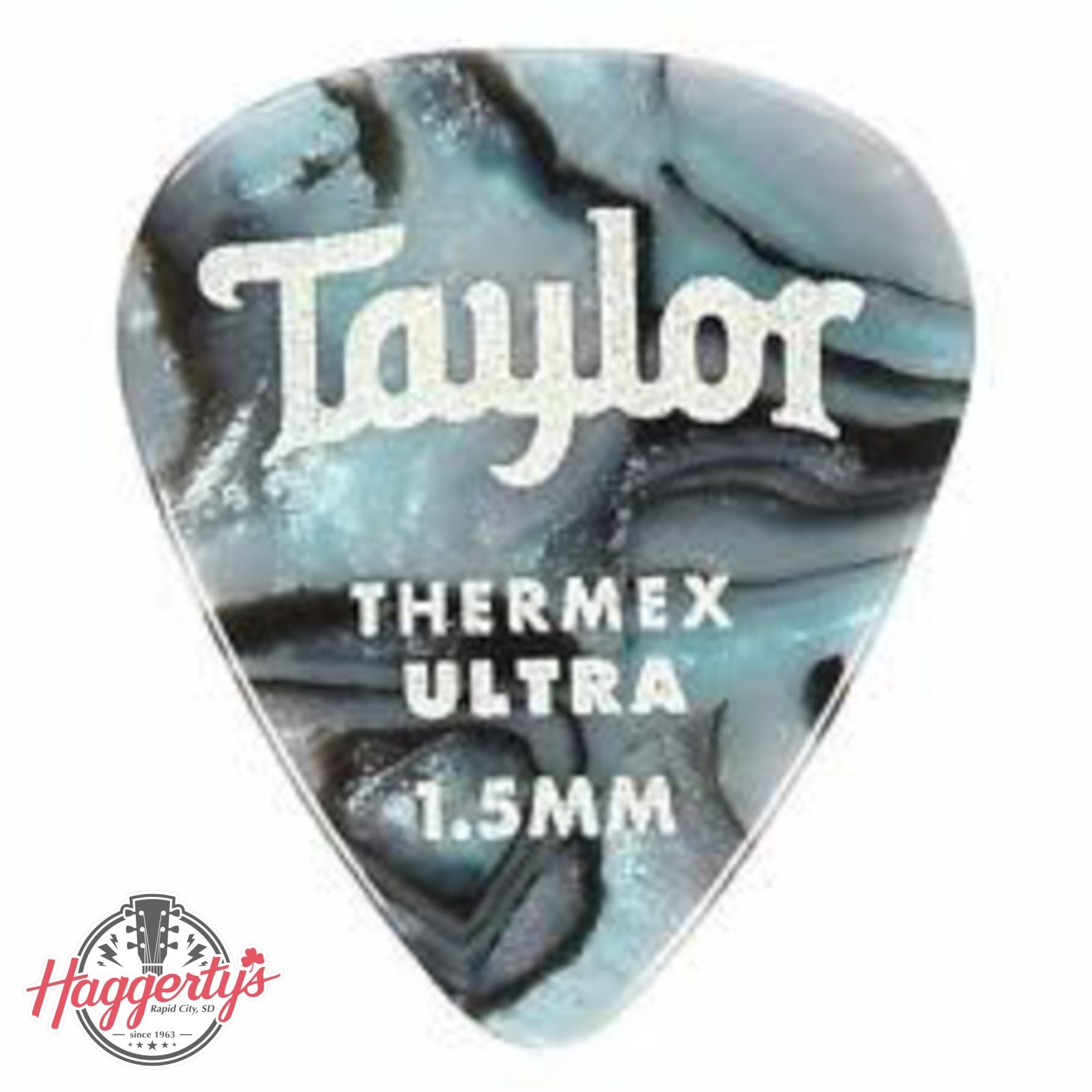 Taylor Premium Darktone 351 Thermex Ultra Picks Abalone 1.50mm 6-Pack