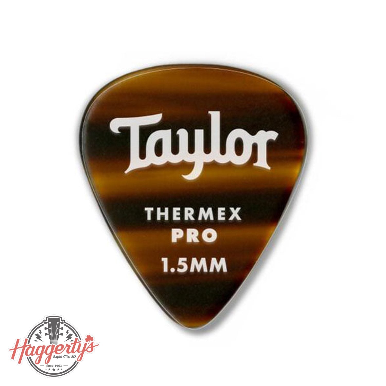 Taylor Premium Darktone 351 Thermex Pro Picks Tortoise Shell 1.50mm 6-Pack