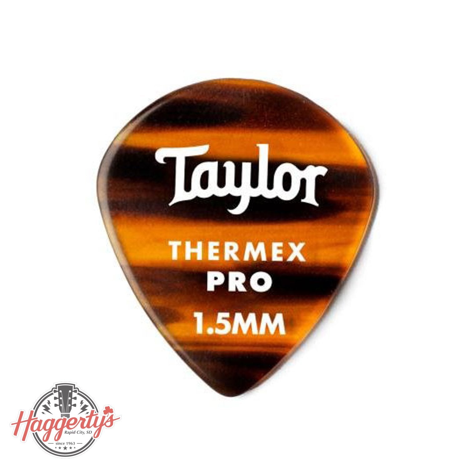 Taylor Premium Darktone 651 Thermex Pro Picks Tortoise Shell 1.50mm 6-Pack