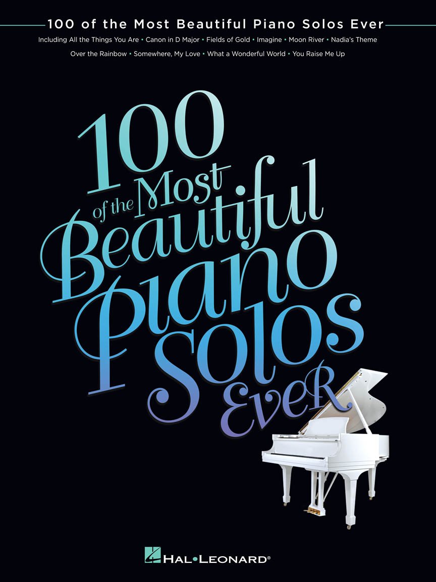 Hal Leonard 100 Most Beautiful Piano Solos Ever Book