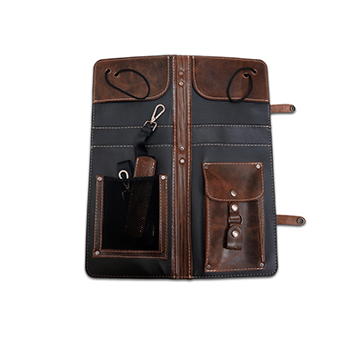 Ahead Handmade Leather Stick Case Brown