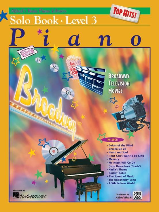 Alfreds Basic Piano Course: Solo Book Top Hits-Level 3