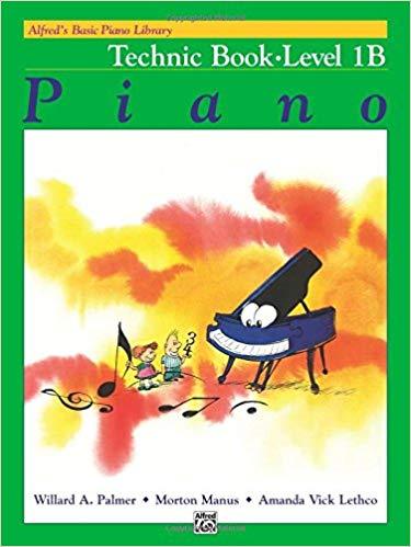 Alfred's Basic Piano Library: Level 1B - Technic Book, Alfred Publishing