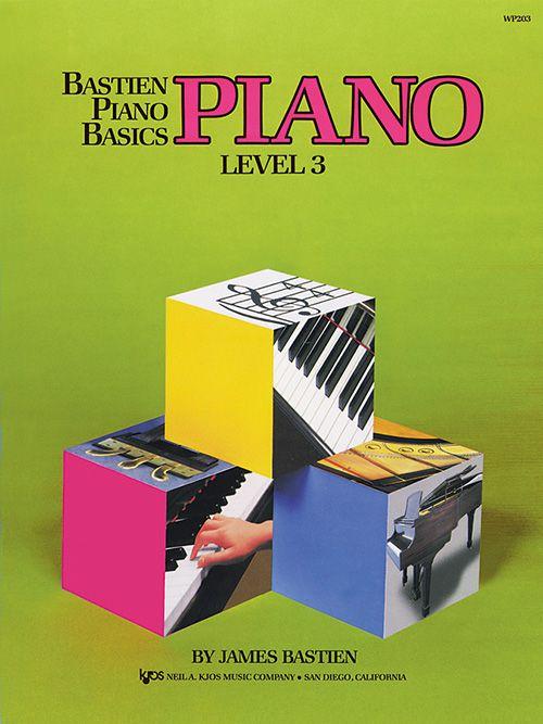 Bastien Piano Basics: Level 3 - Piano Book, KJOS Publishing