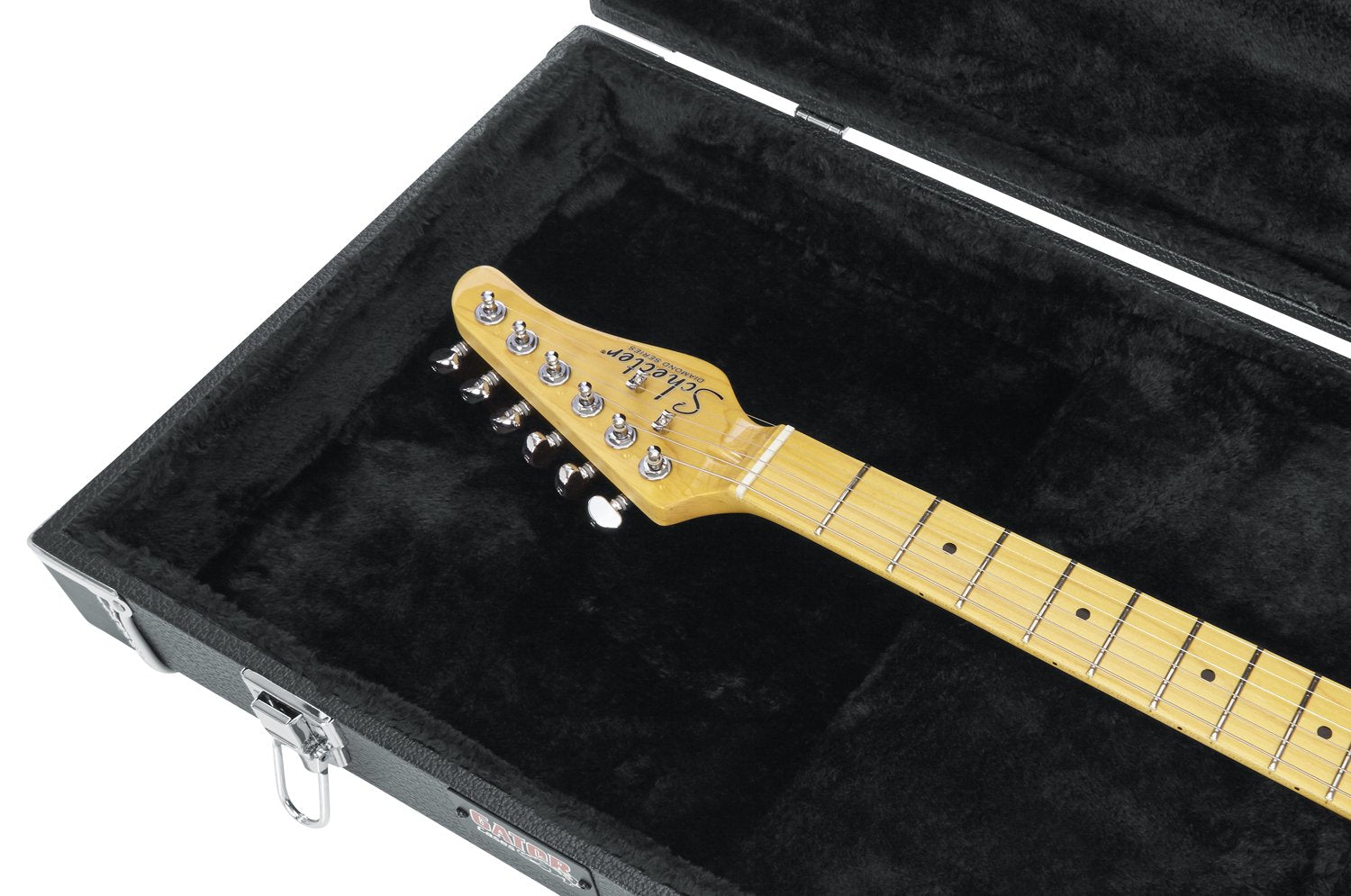Gator Deluxe Wood Case - Double-cutaway Electric Guitar - Black