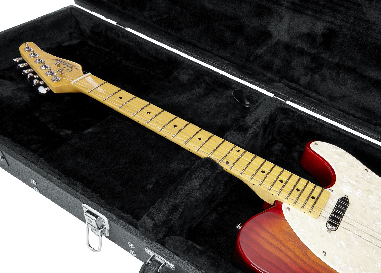 Gator Deluxe Wood Case - Double-cutaway Electric Guitar - Black