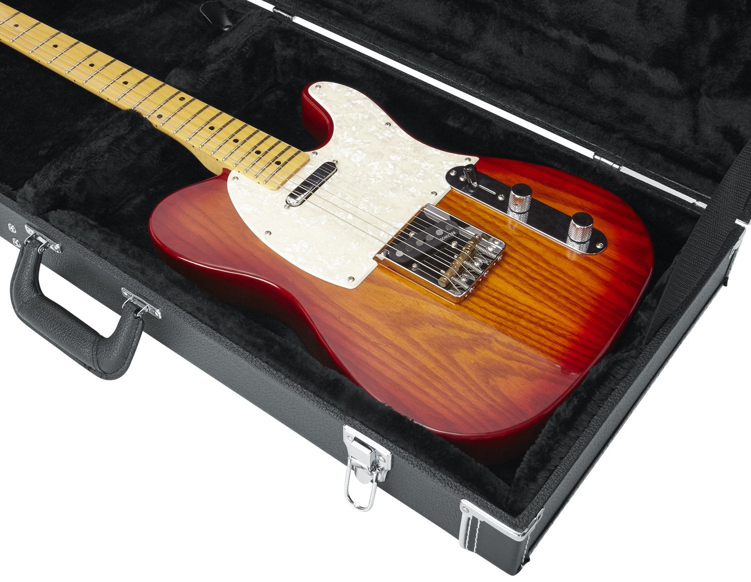 Gator Deluxe Wood Case - Double-cutaway Electric Guitar - Black