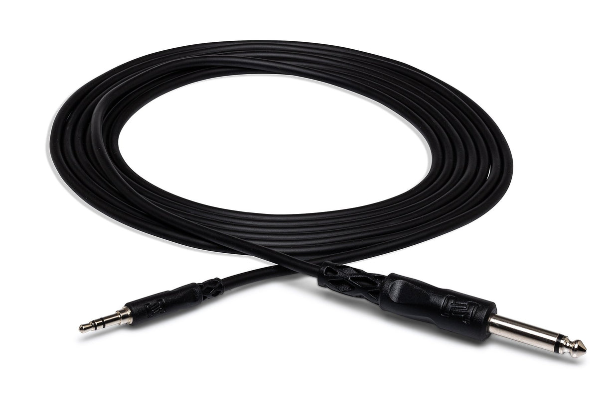 Hosa CMP-110 Mono Interconnect 1/4 in TS to 3.5 mm TRS 10 ft
