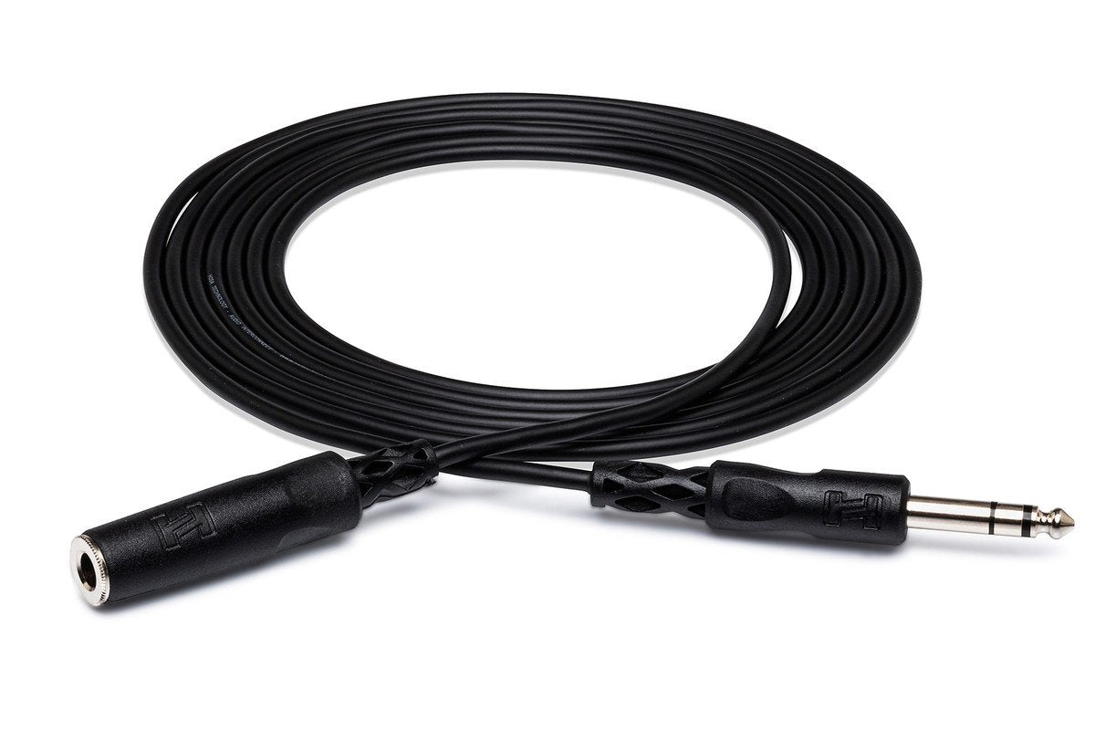 Hosa HPE-310 Headphone Extension Cable 1/4 in TRS to 1/4 in TRS 10 ft