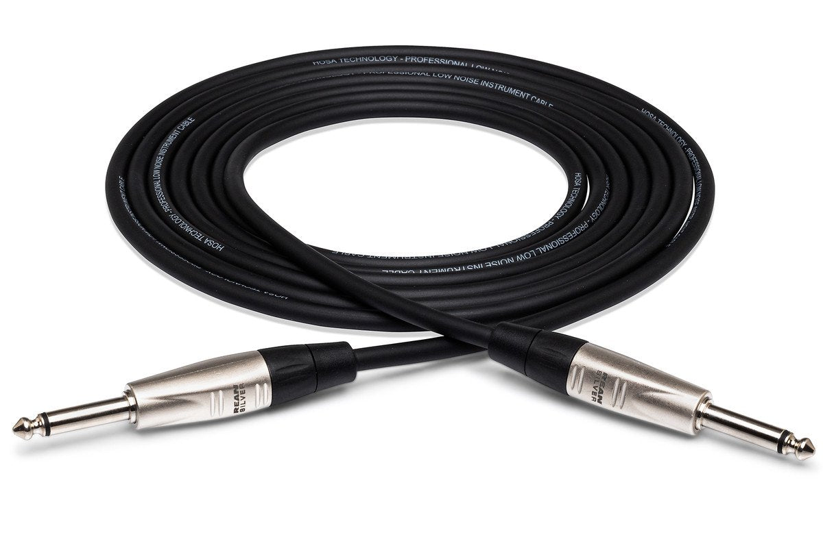 hosa HPP-005 Pro Unbalanced Interconnect REAN 1/4 in TS to Same 5 ft