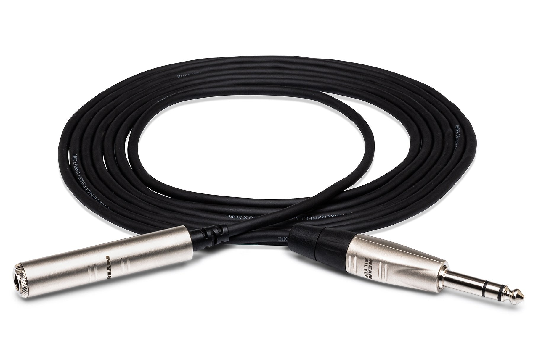 Hosa HXSS-025 Headphone Extension Cable REAN 1/4 in TRS to Same