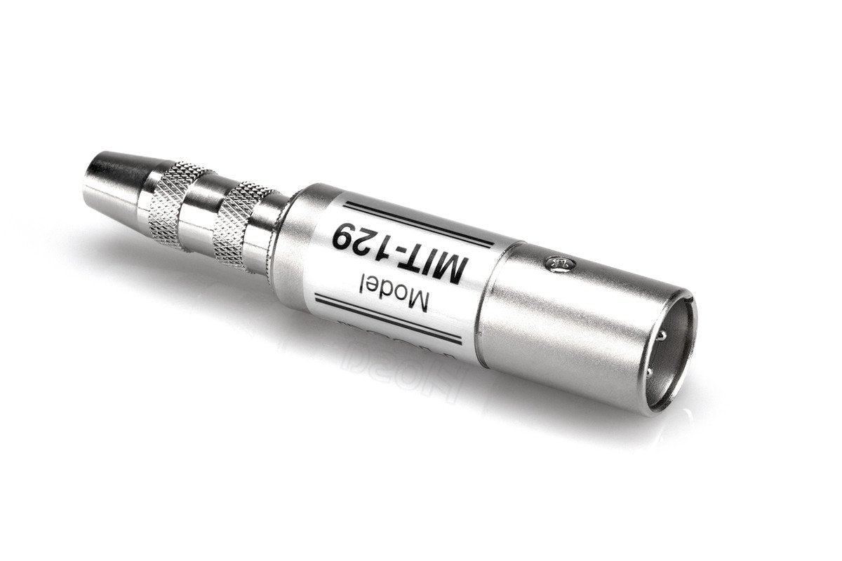 Hosa MIT-129 Impedance Transformer 1/4" Female to XLR Male