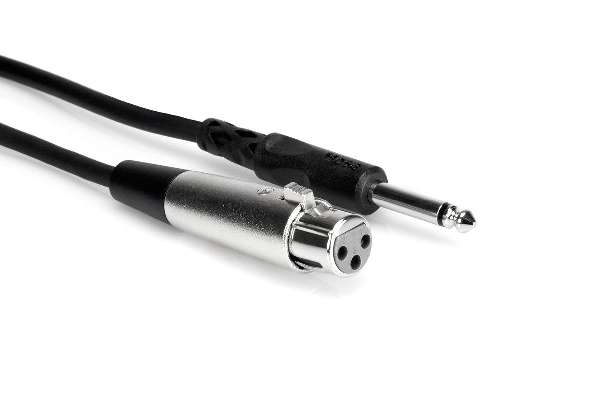 Hosa PXF-105 Unbalanced Interconnect XLR3F to 1/4 in TS 5 ft