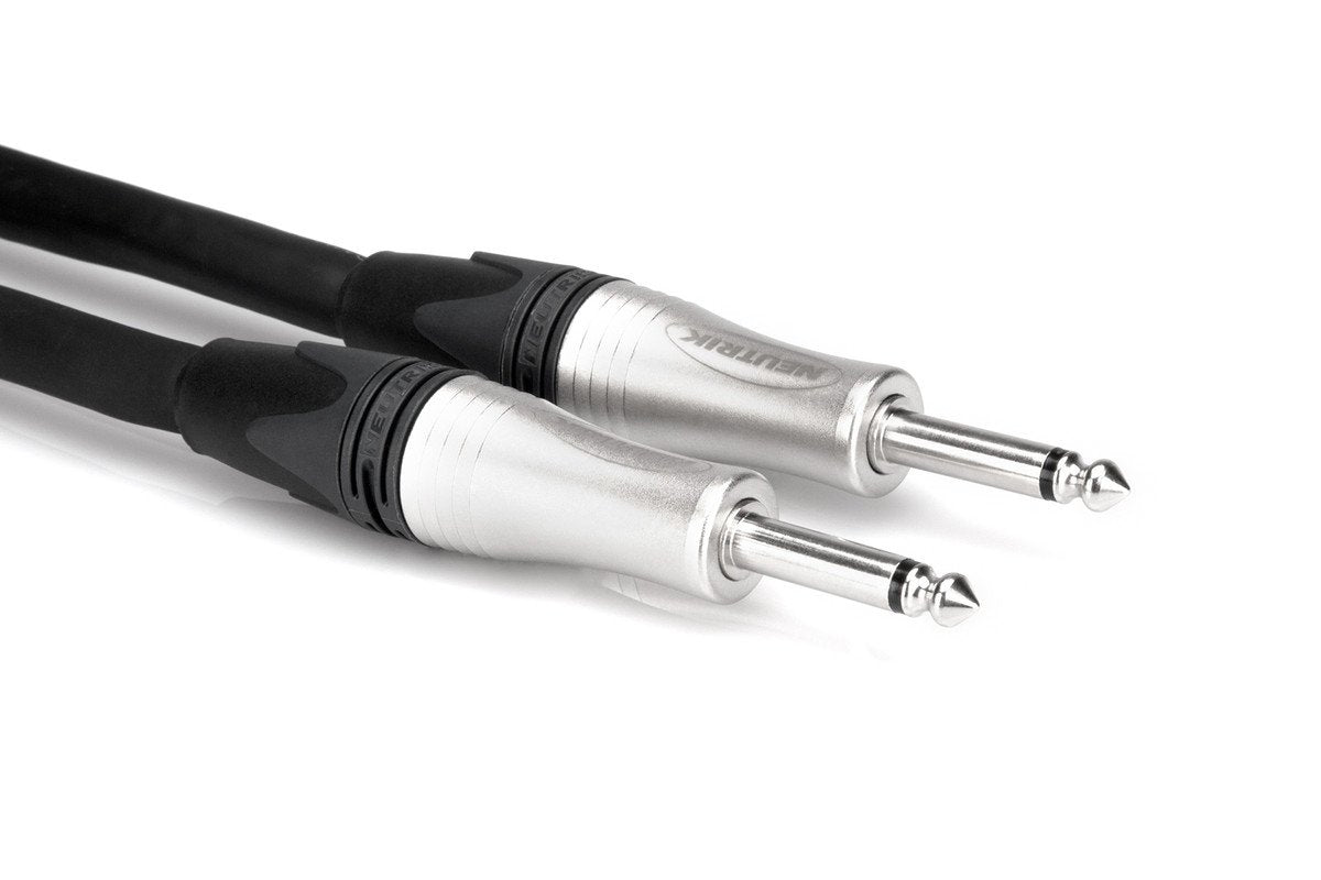 Hosa SKJ-225 Edge Speaker Cable Neutrik 1/4 in TS to Same 25 ft