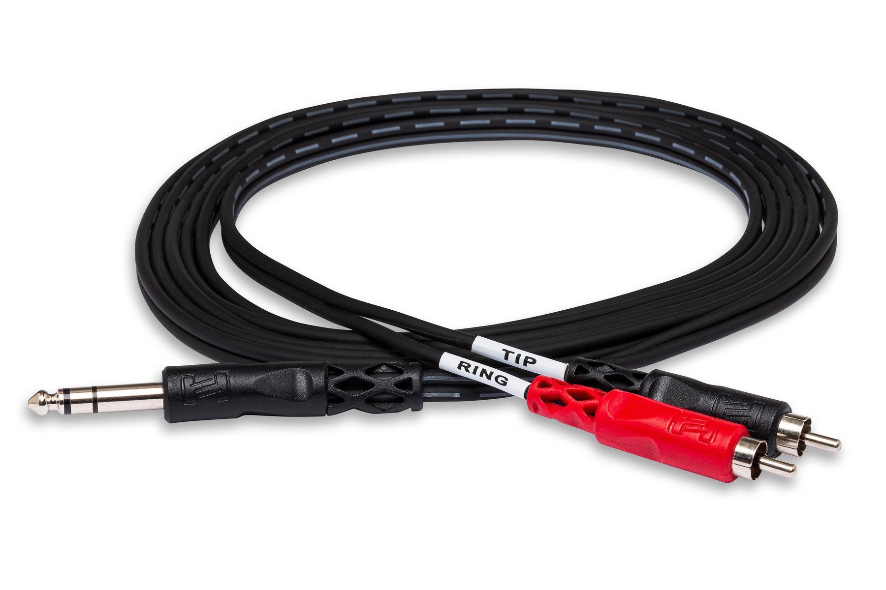 Hosa TRS-203 Insert Cable 1/4 in TRS to Dual RCA 3 m