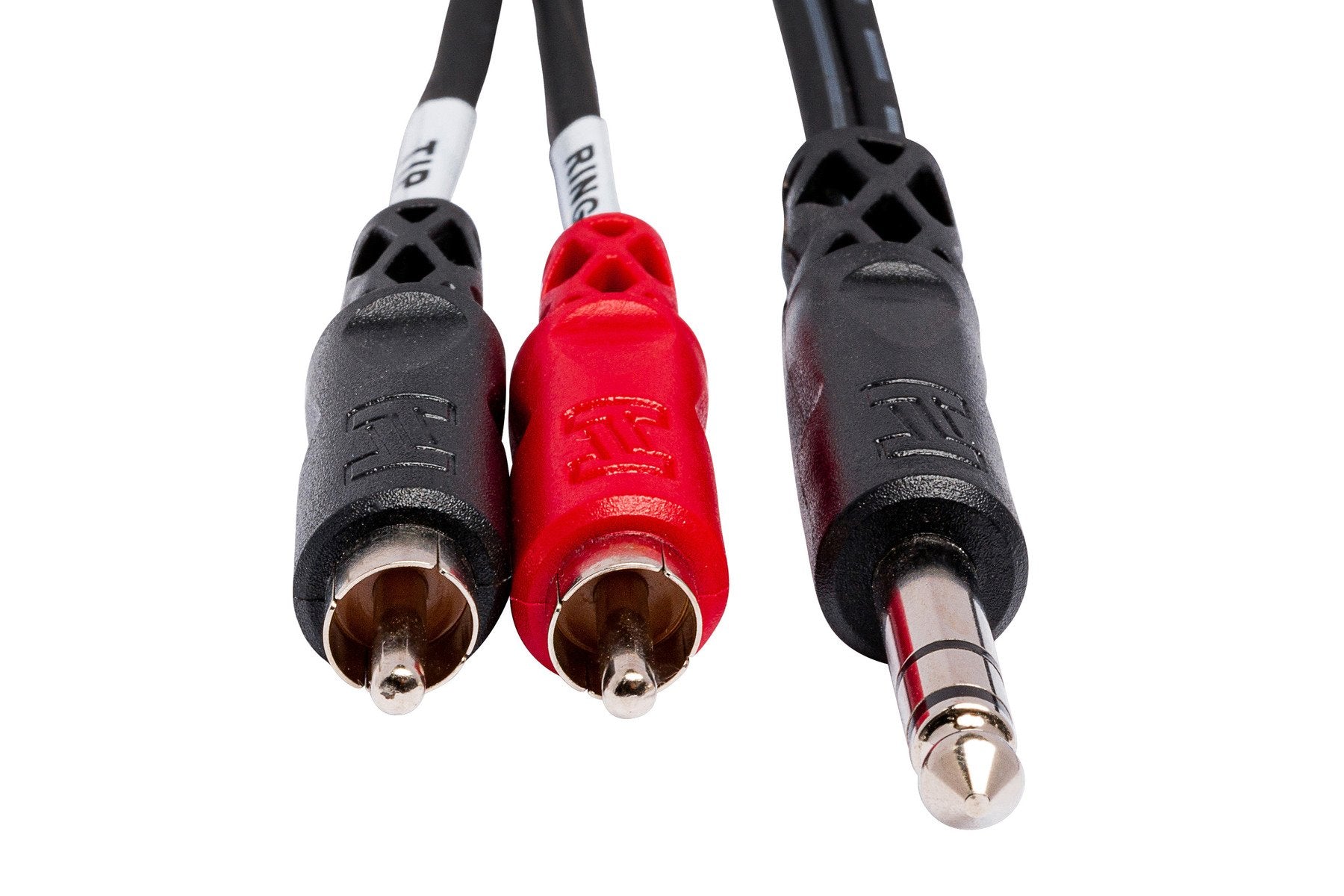 Hosa TRS-203 Insert Cable 1/4 in TRS to Dual RCA 3 m